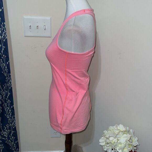 Lululemon Cool Racerback Reversible Coral Pink Tank Top FLAW - Picture 2 of 9